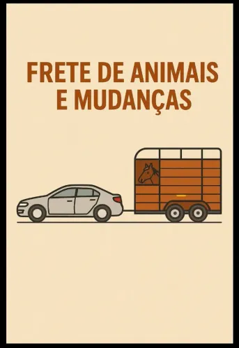 Frete de animais e mudanças