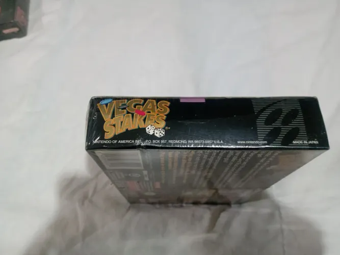 Vendo Jogo VEGAS STAKES. Lacrado Super Nintendo.