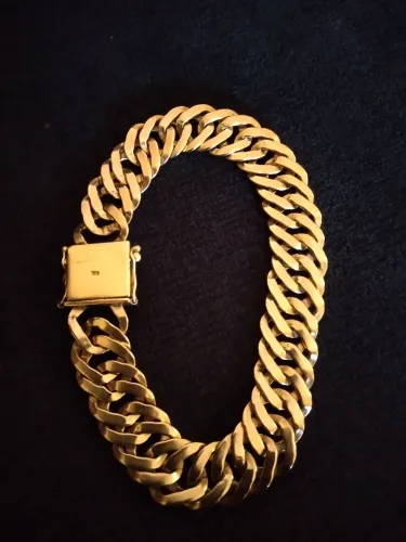 Pulseira feita de moeda antiga anapolis
