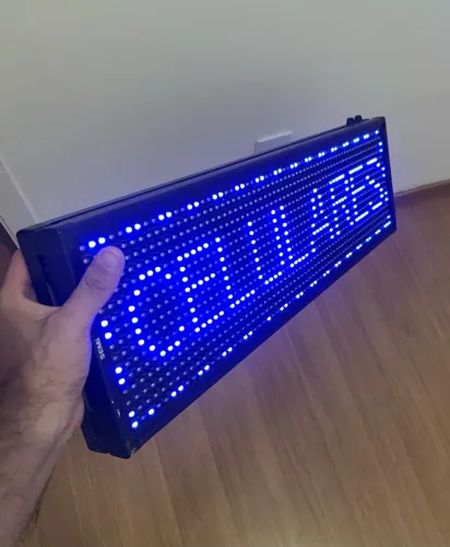 Painel Letreiro Led 70x20cm