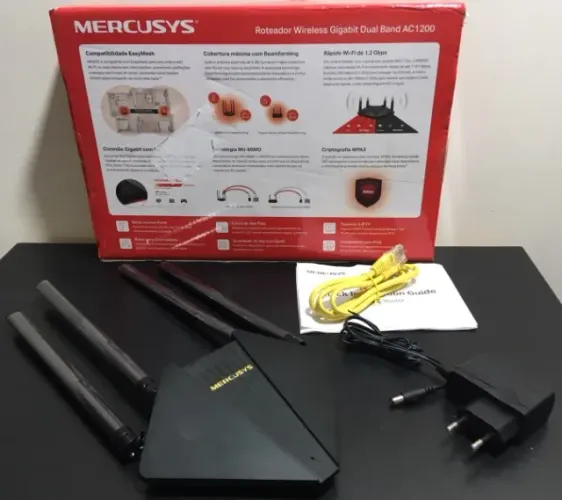 Roteador Mercusys MR30G Wifi 5 AC1200 Gigabit Banda Dupla por TP-Link - NOVO