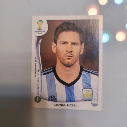 Figurinha Lionel Messi Copa de 2014 original 