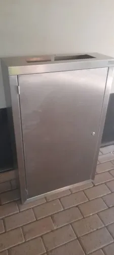 Quadro Painel elétrico em aço inox lote c/ 3