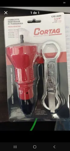 CABECOTE REBITADOR PARA PARAFUSADEIRA 170MM 6. 3/4