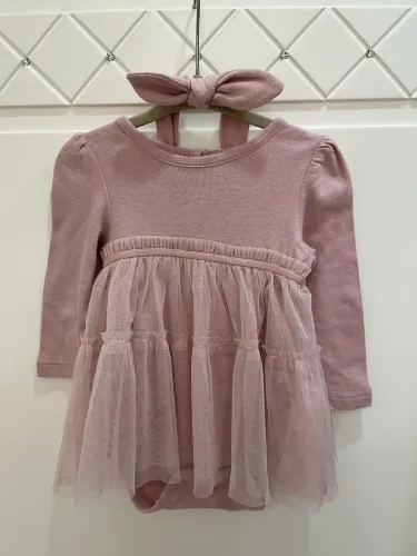 Vestido Body Tule Gap 6-12 meses