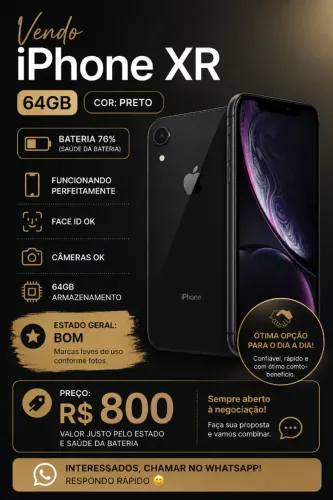 Iphone XR 64GB - Bem Conservado!