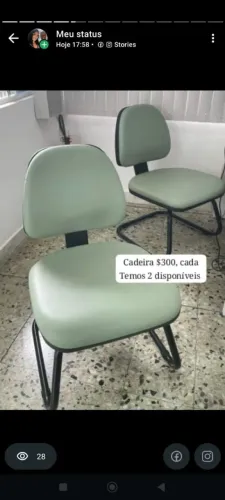 (4) Cadeira de escritório