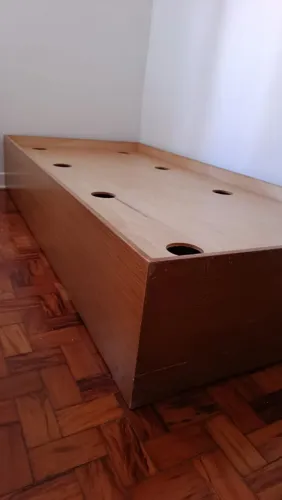 Cama de solteiro com colchão