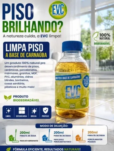 Limpa Piso a Base de Carnaúba Concentrado