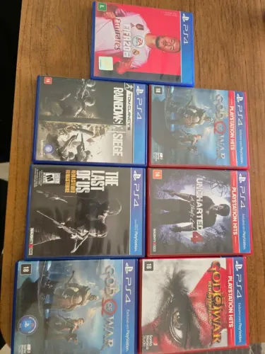 Lote 7 jogos Playstation 4