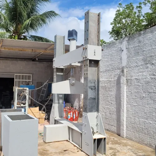 Prença ensaio,  laboratório  tubo de concreto 150 toneladas