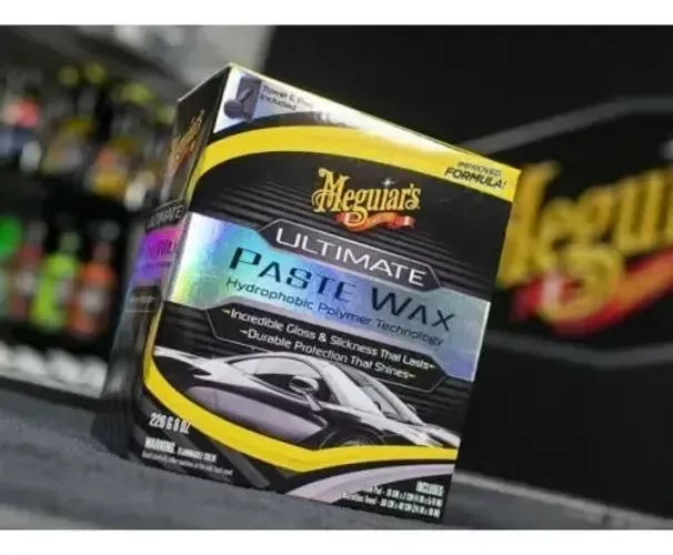 Cera Automotiva Meguiar's Ultimate Paste Wax Hidrofóbica