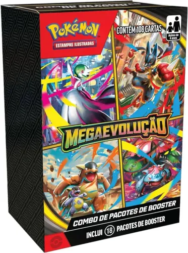 Cartas Pokémon TCG - Série Mega Evolução
