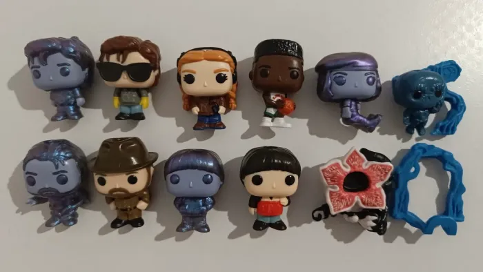 Stranger things Kinder Joy Funko Pop Will Max Steve Lucas