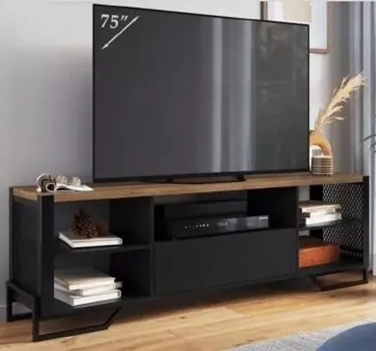 Rack para TV estilo industrial 