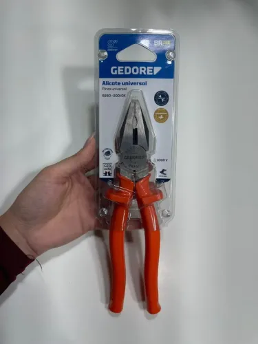  Alicate Profissional Universal Isolado 8" GEDORE Alicate Profissional Universal Isolado 8