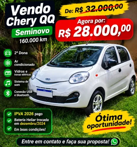 Chery QQ 1.0 ACT FL 12v/1.0 12V Flex 5P 2018