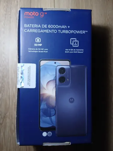 Moto G24 Power- Azul - 128GB - NOVO LACRADO R$ 700