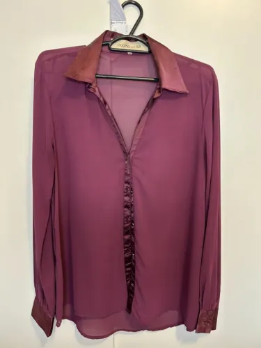 Camisa feminina transparente