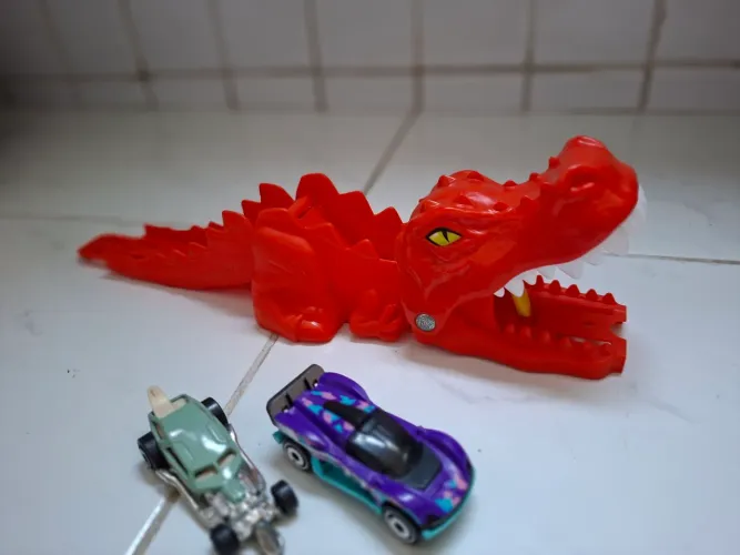 Hotwheels lançador Nemesis Dinossauro