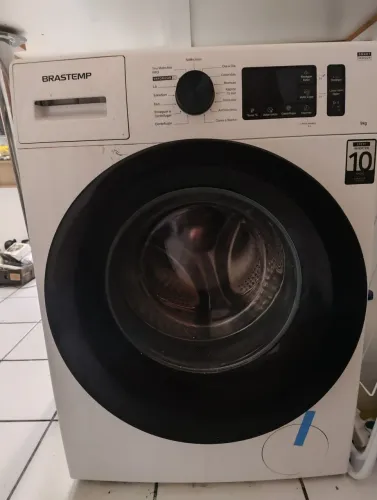 Lavadora Brastemp 9 kg xpert inverter, 2 anos de uso