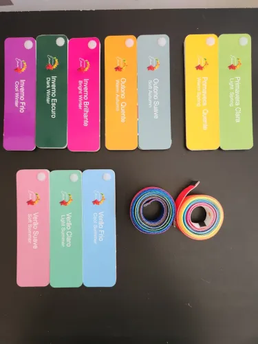 Cartelas de coloração pessoal método sazonal expandido