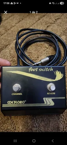 Pedal pedaleira footswitch Amplificador guitarra violão Channel 