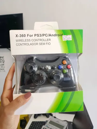 CONTROLE XBOX 360 SEM FIO