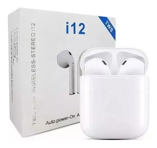 Fone Bluetooth i12 TWS Sem Fio - Novo Lacrado Na Caixa