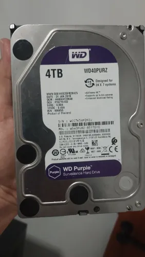 HD WD Purple 4TB - Surveillance - WD40PURZ