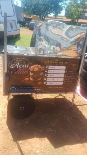 Carrinho de açaí