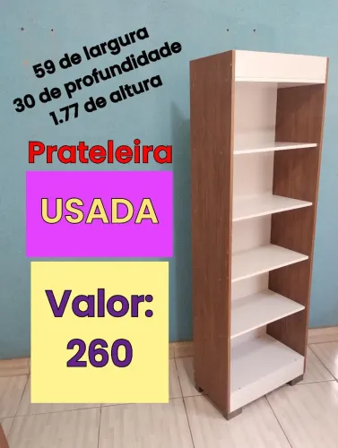 Prateleira livreiro organizador USADO conservado