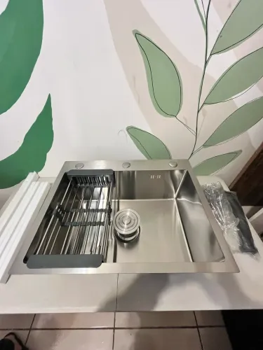 Cuba para cozinha Gourmet Inox 304 com Acessórios - 58cm | Nova na Caixa