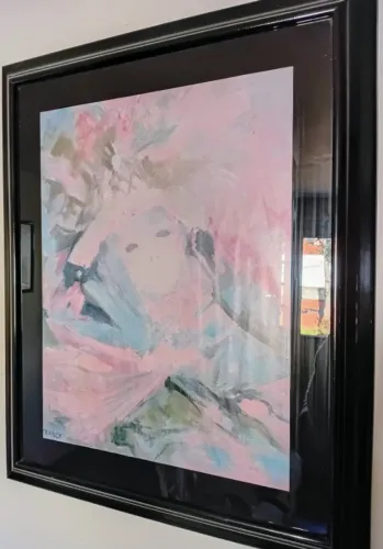 Quadro Decorativo Rosto 60cm x 73cm