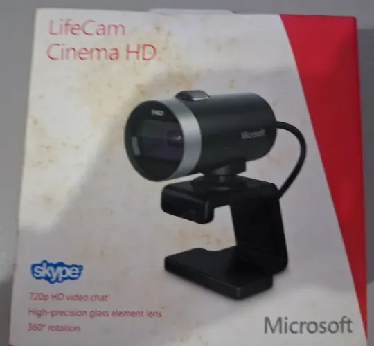 Webcam Cinema Usb Preta Microsoft - H5D00013