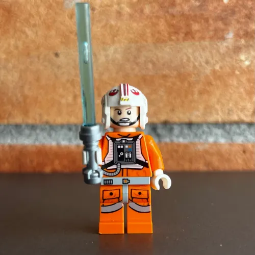 Lego minifigura Luke Skywalker Piloto