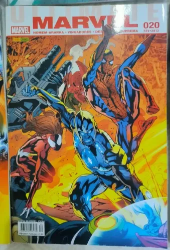 Gibi Coleção Marvel Homem Aranha_Vingadores_Novos Supremos do 12 ao 21