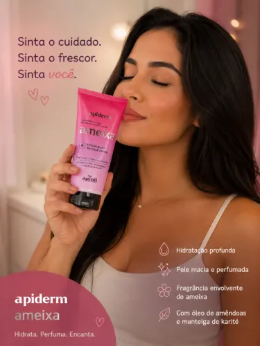 Loção hidratante apiderm ameixa 190g