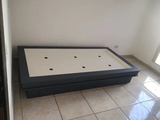 Cama em MDF com cama auxiliar 