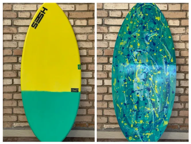 Skimboard modelo PRO Divinycell+Fibra tam P