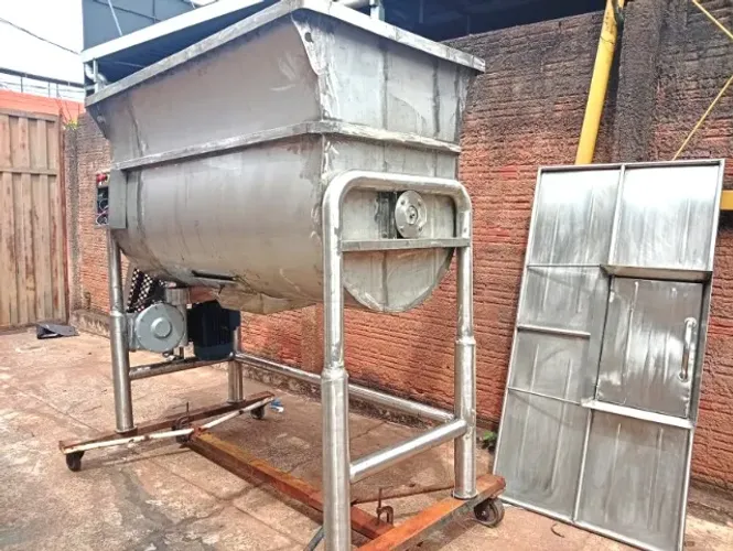 Misturador Horizontal 2000Lts aço inox 304