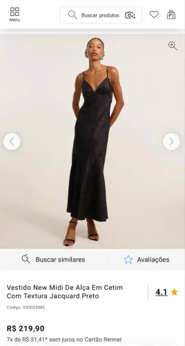 VESTIDO RENNER