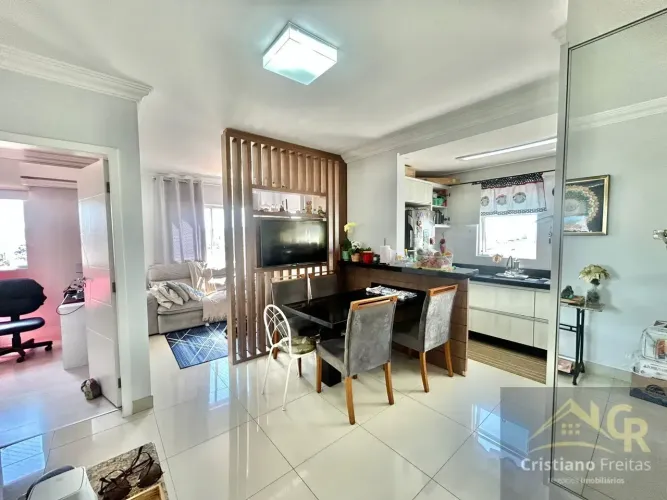 A/ Apartamento 3 quartos em Ponte do Imaruim, Palhoça com 74m² privativos