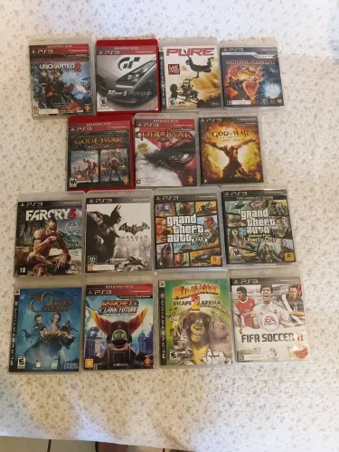 16 jogos de ps3 - usados e em bom estado 