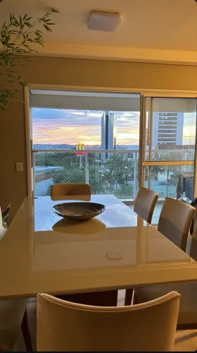 1 Centro para Mesa Vidro Azul