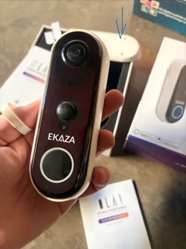 Vídeo Porteiro smart Wi-Fi + suporte proteção