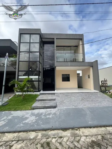 BELISSIMA CASA DE 4 SUITES NO CONDOMINIO QUARTZO VERDE