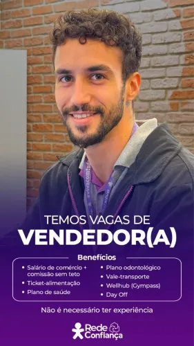 Vaga de Vendedor (a) 