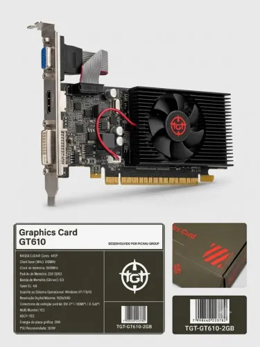 Placa de vídeo GTX 610 2 GB
