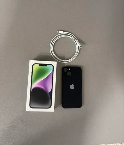 iPhone 14 128GB Meia-noite - Único Dono + Caixa e Cabo Original Novo